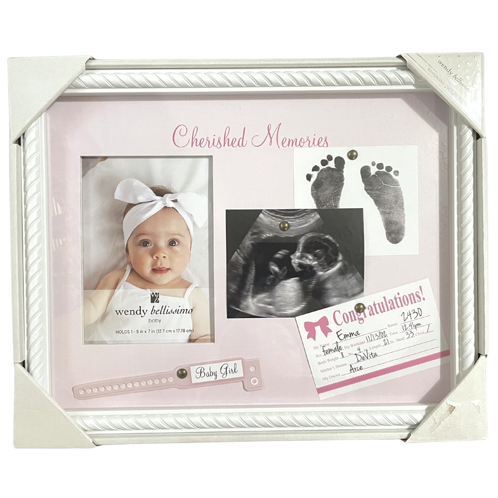 Wendy Bellissimo Baby Keepsake Picture Frame